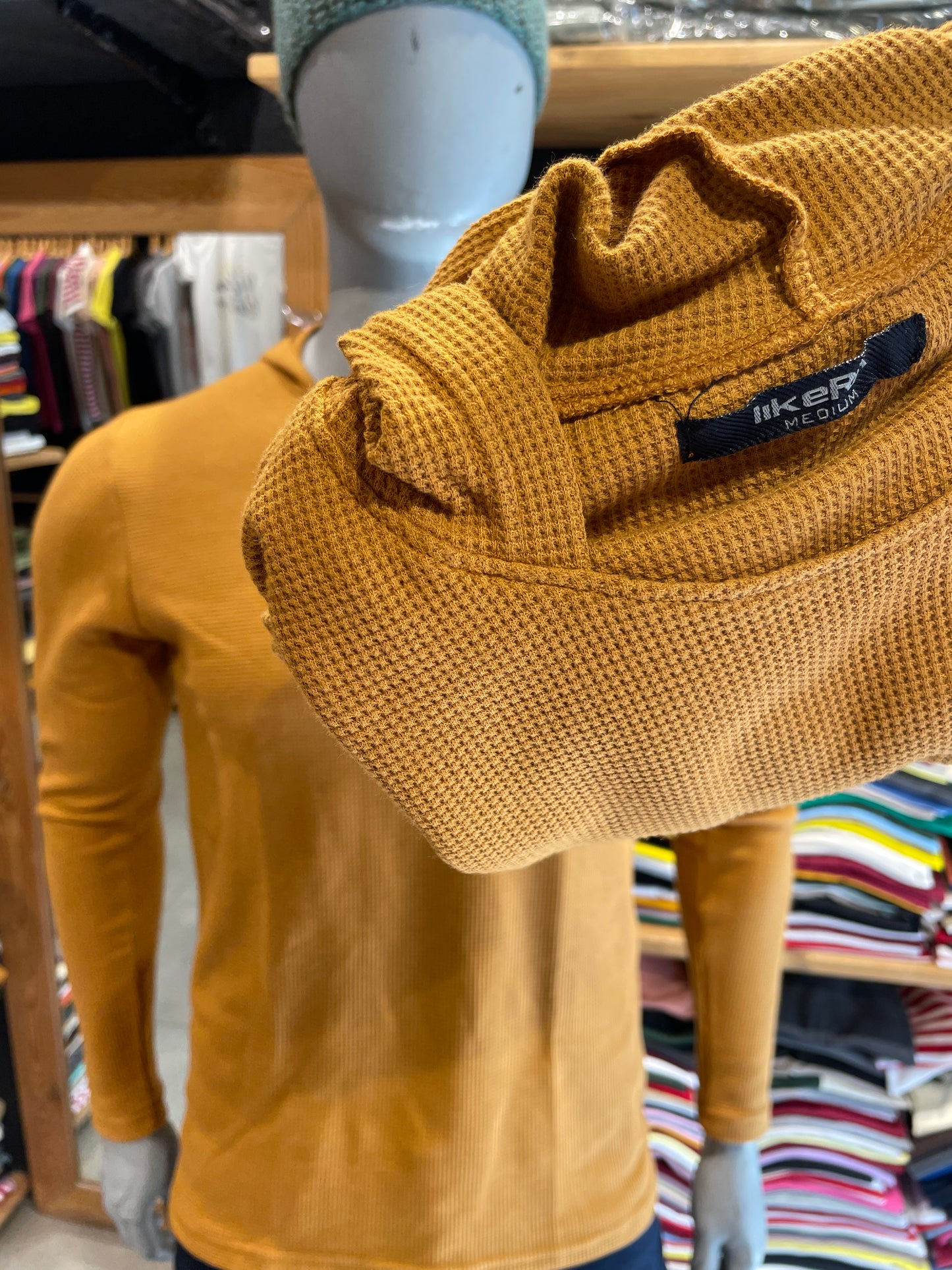 Cinnamon Waffle Hooded Tee