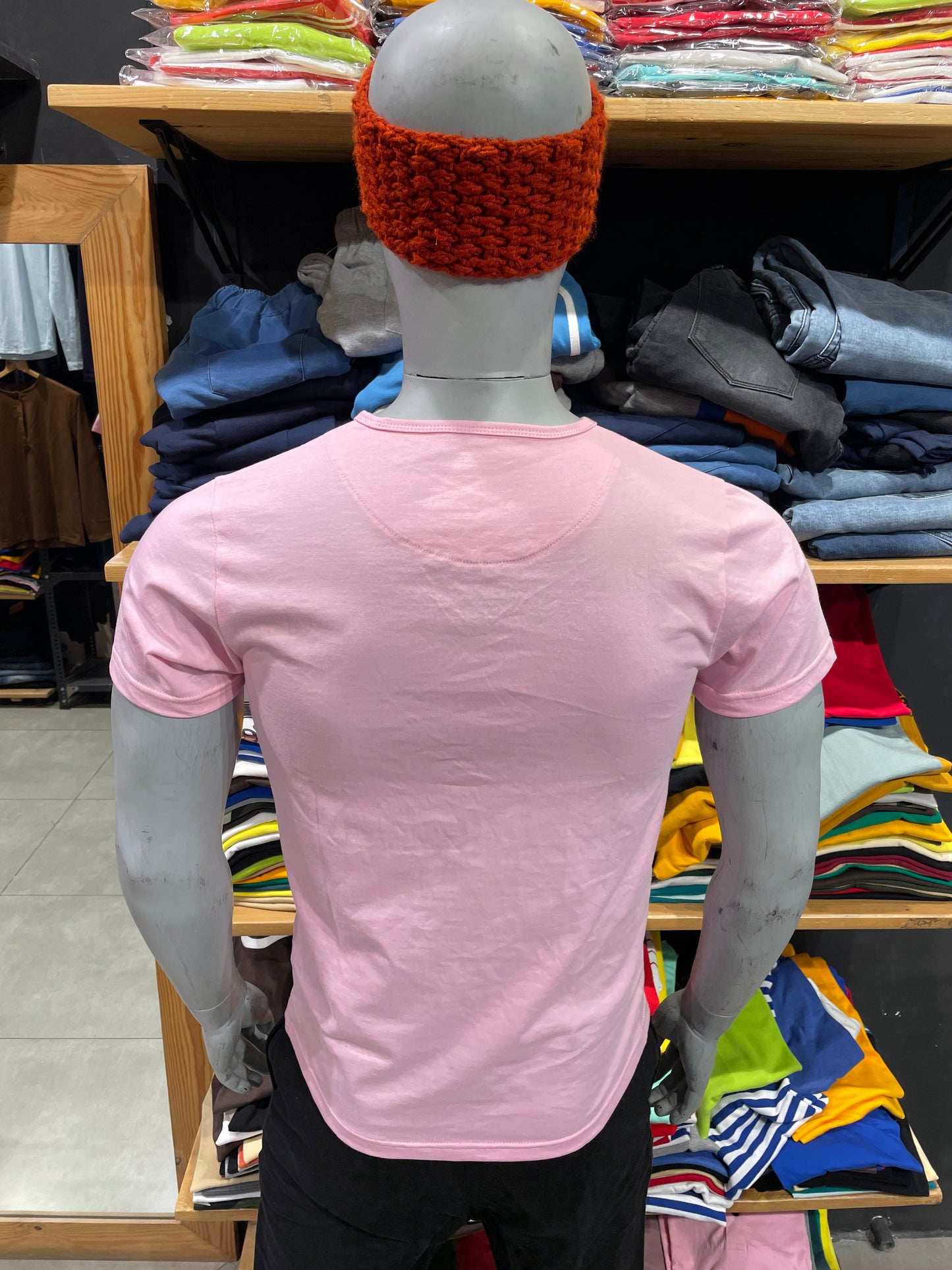 Pink Henley Tshirt