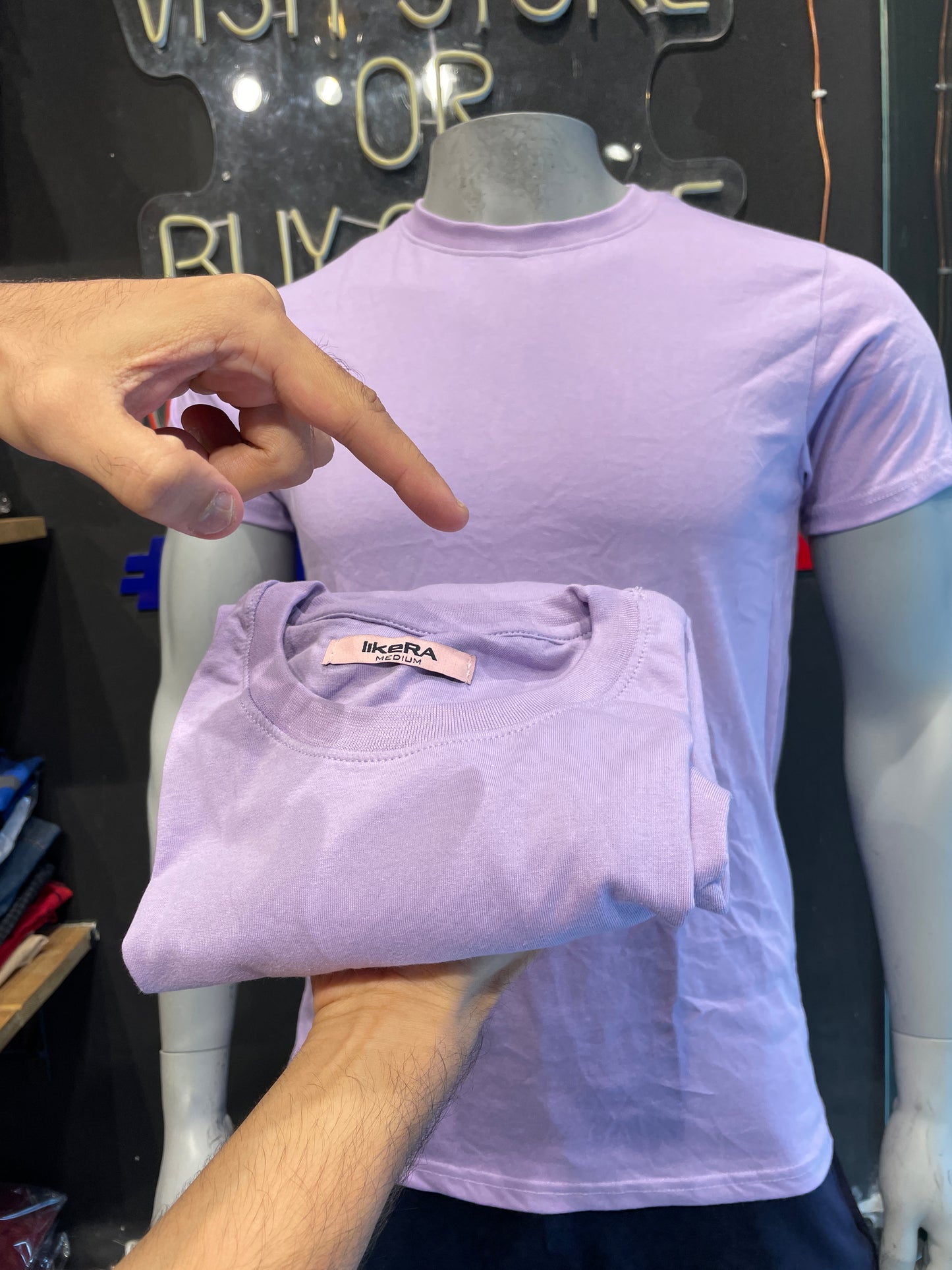 Light Purple Basic Tshirt