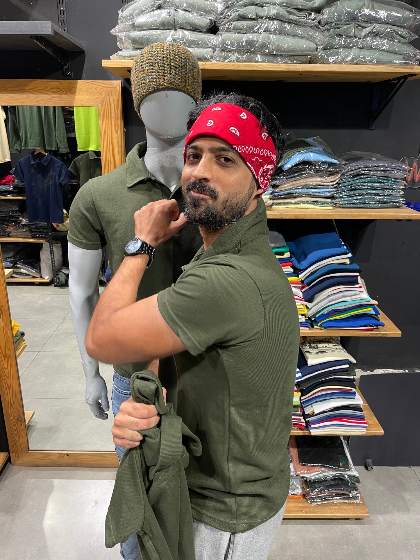 Olive Polo Tshirt