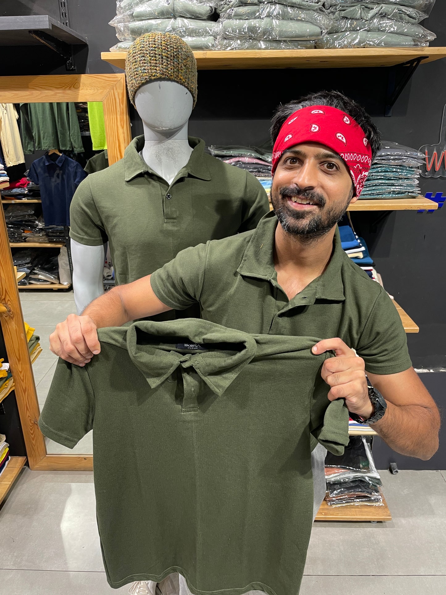 Olive Polo Tshirt