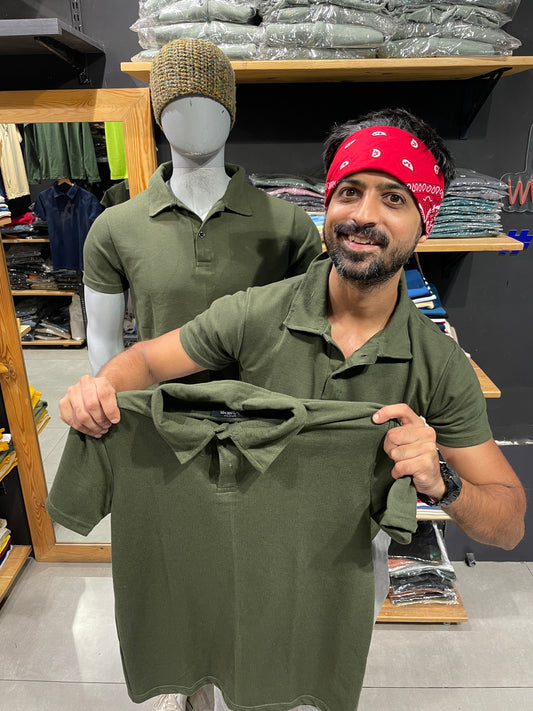 Olive Polo Tshirt
