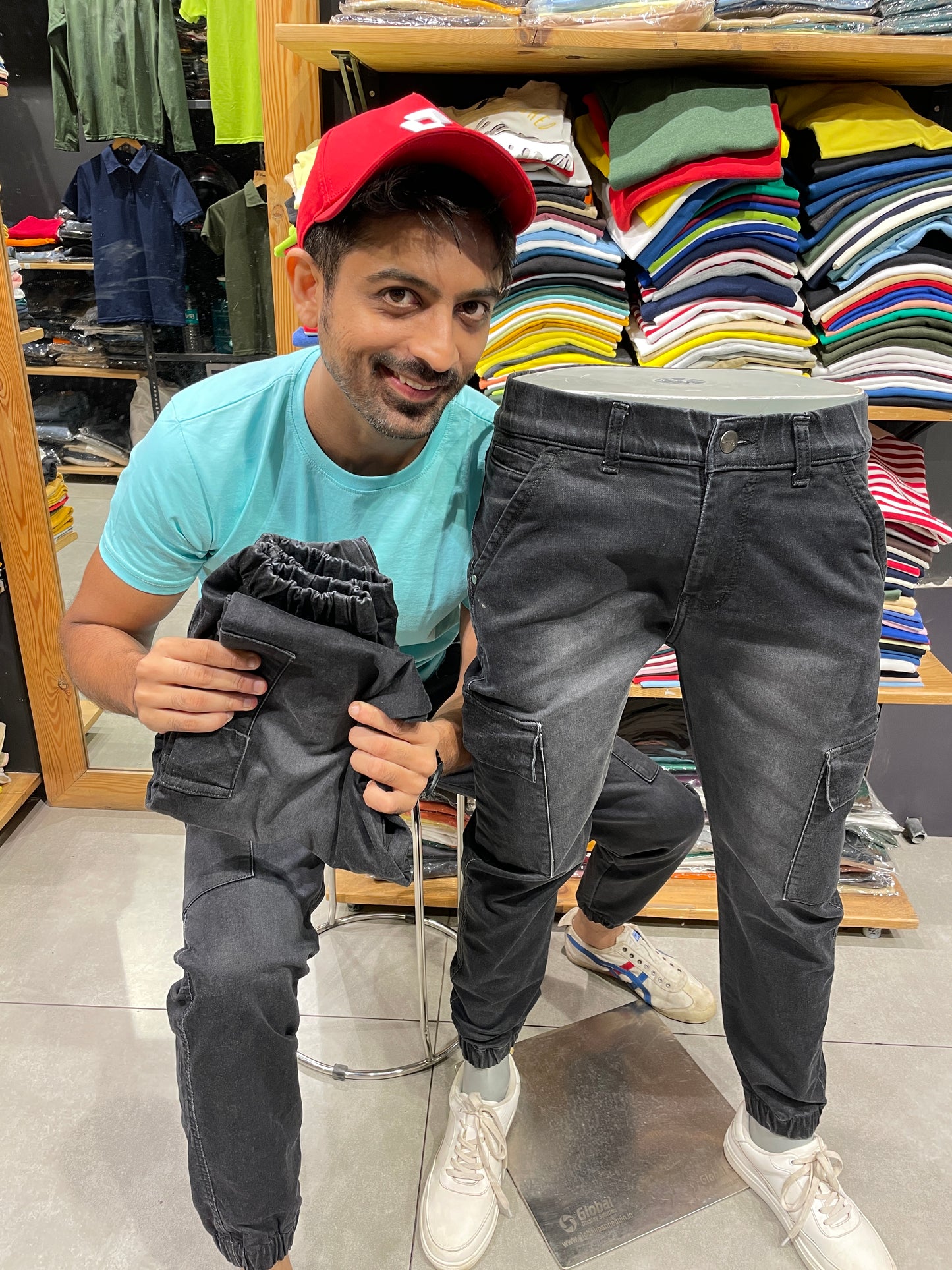 Charcoal Jogger Jeans