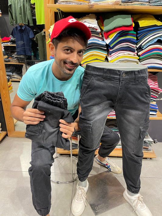 Charcoal Jogger Jeans