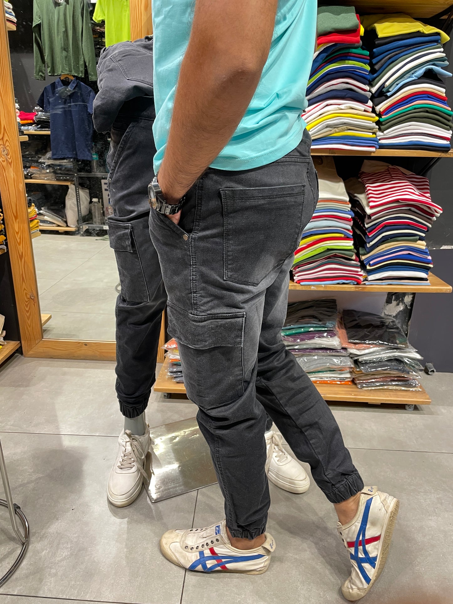 Charcoal Jogger Jeans