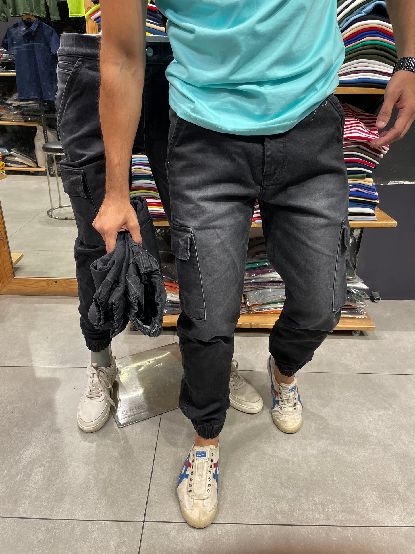 Charcoal Jogger Jeans