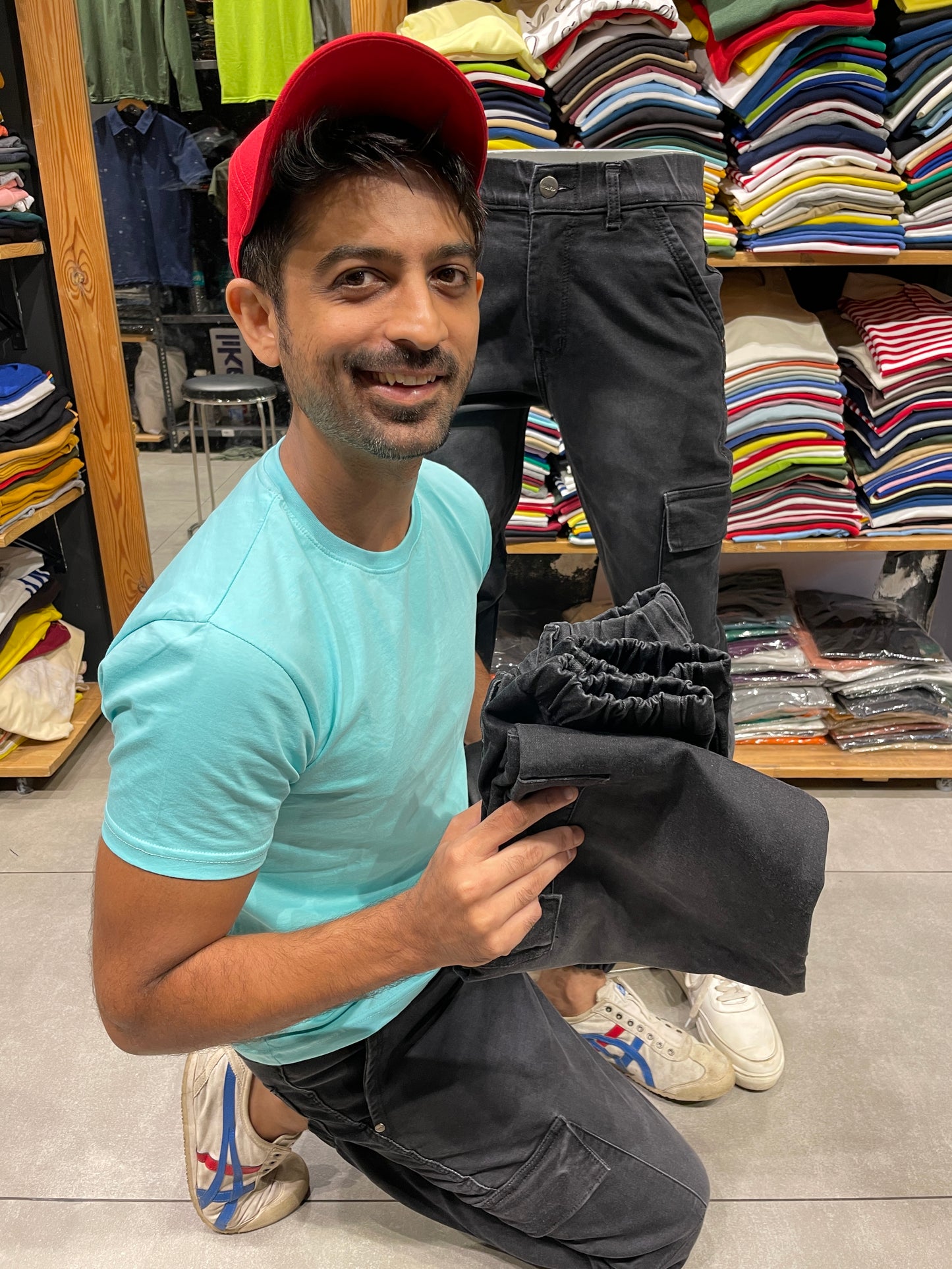 Charcoal Jogger Jeans