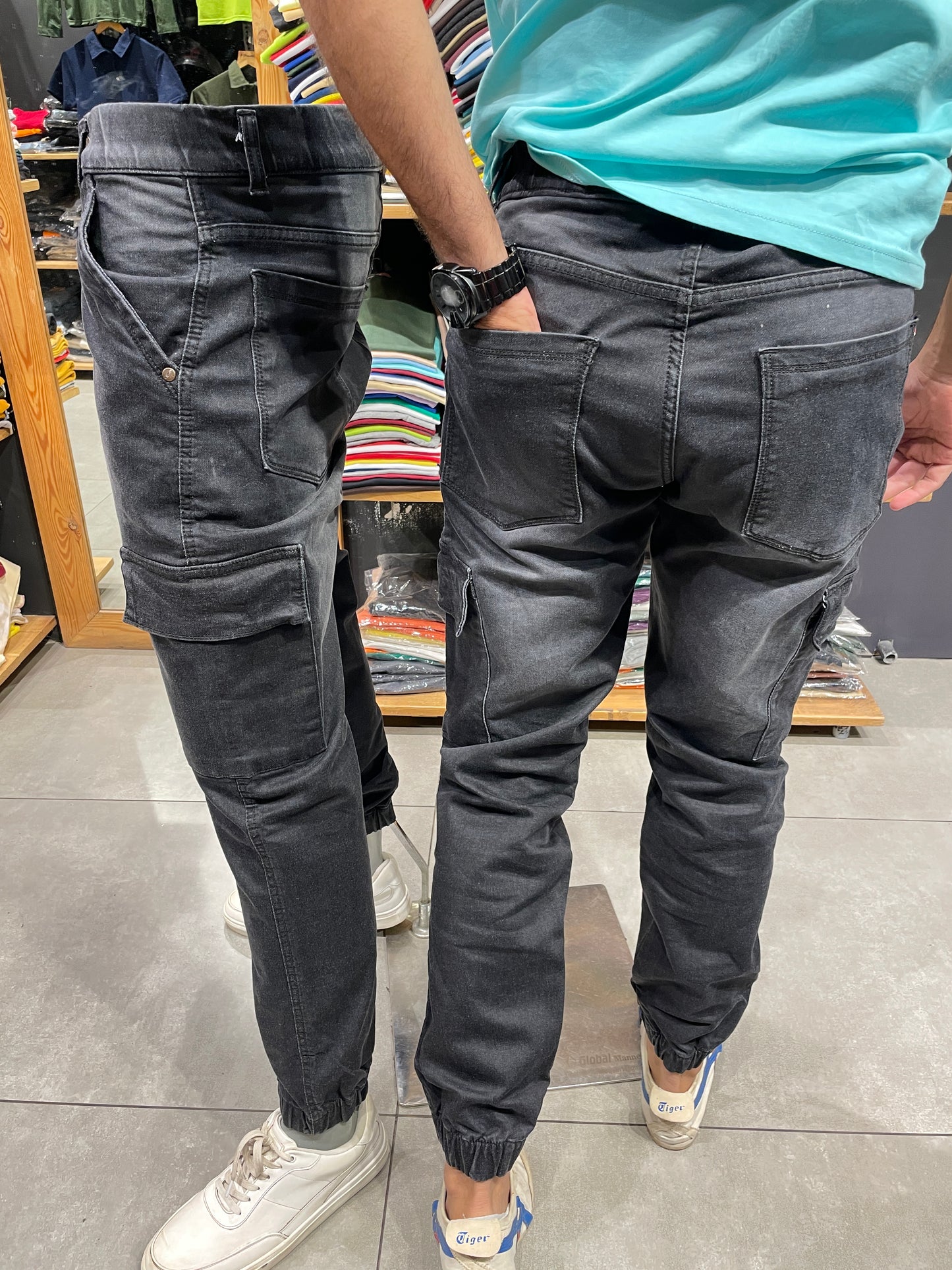 Charcoal Jogger Jeans