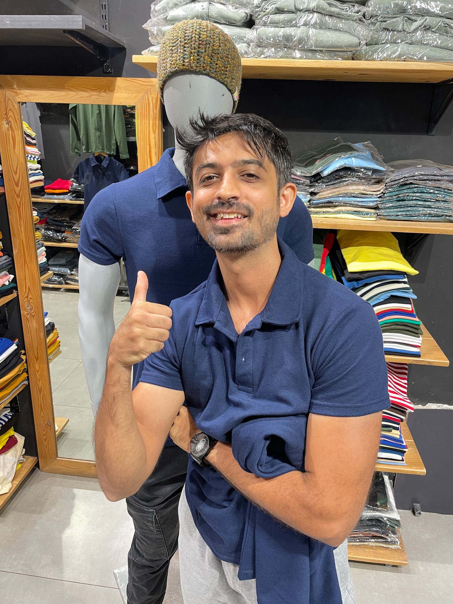 Navy Polo Tshirt