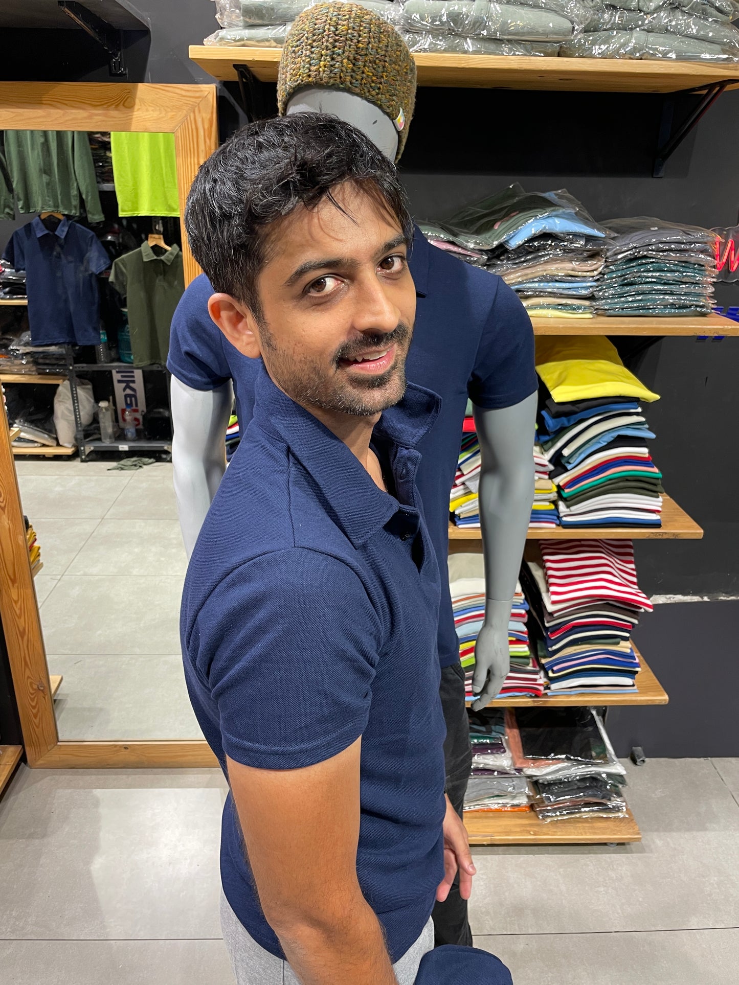Navy Polo Tshirt
