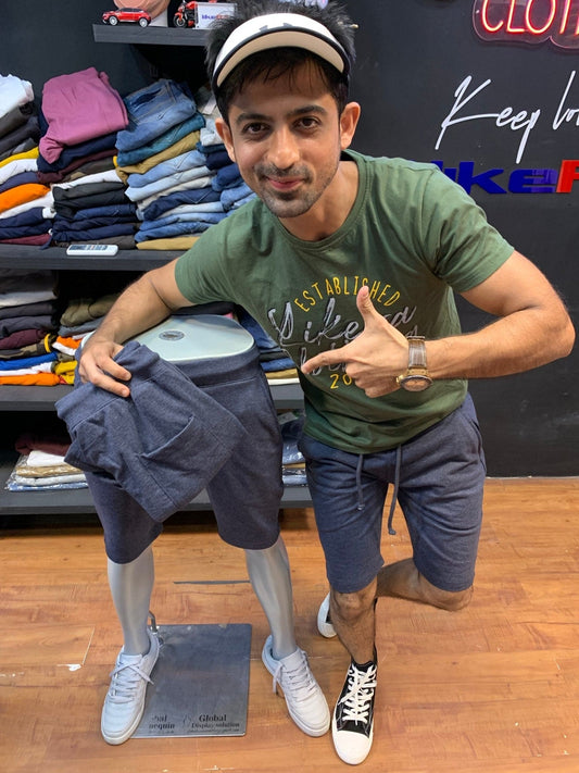Anthra Navy Shorts - likera Clothing Co