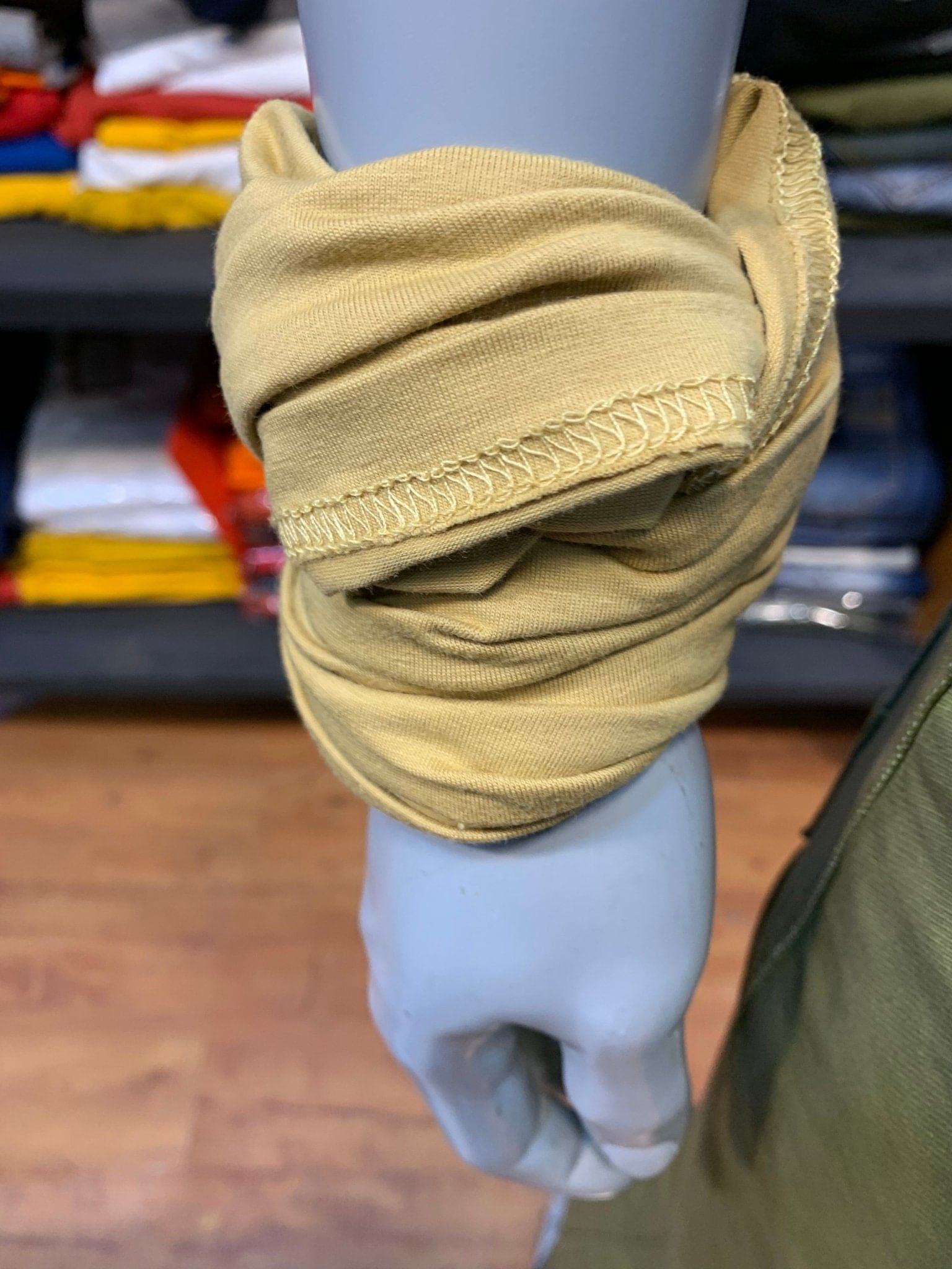 Beige colour Head Wrap (please see live video for more details) - likera Clothing Co