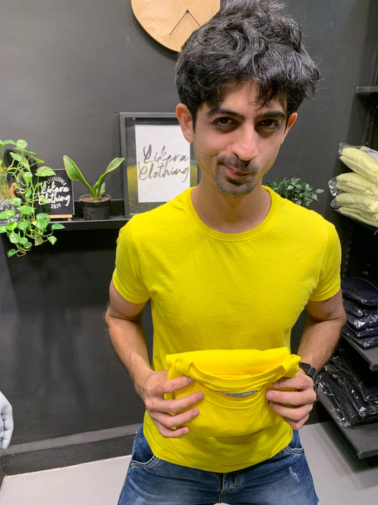 Dark Lemon Basic Tshirt (Use BASIC999 coupon code for three qty or above)