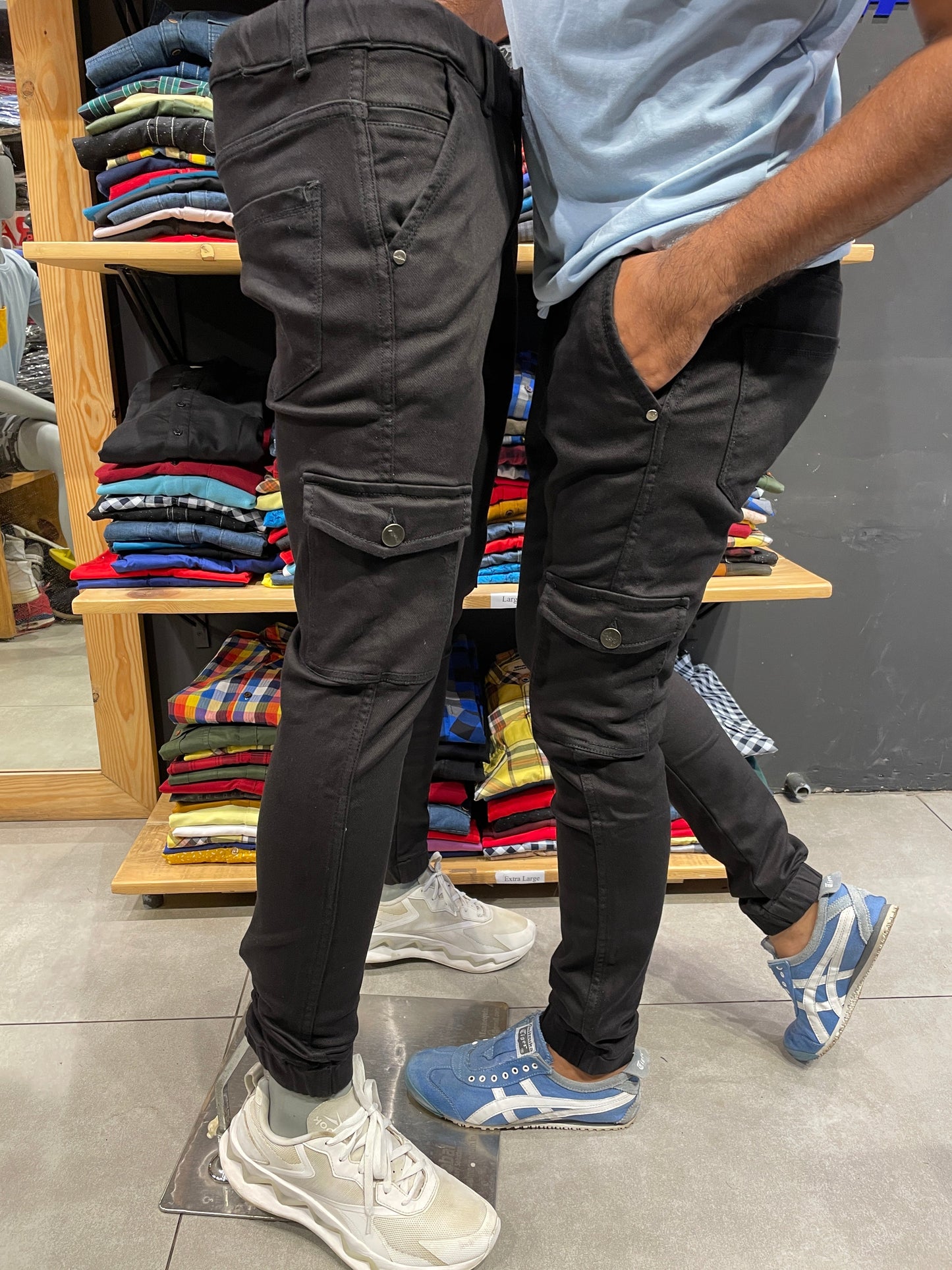 Black Jogger Jeans