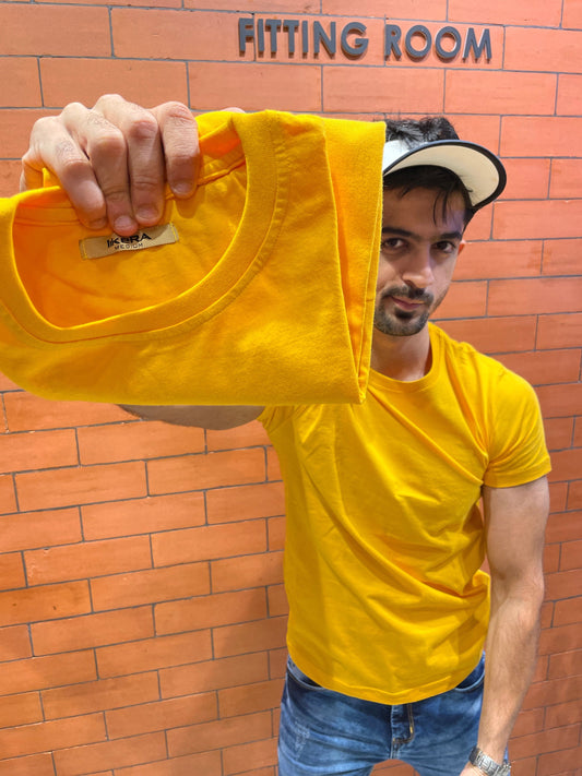 Gold Basic Tshirt (Use discount code BASIC999 for three colours or above)